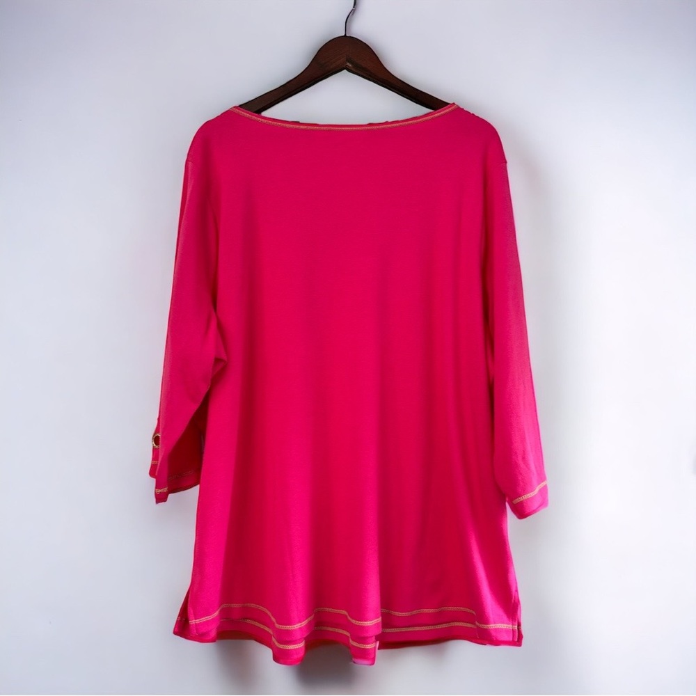 Quacker Factory Knit Colored Grommet And Sparkle … - image 3